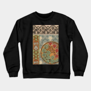 Vintage Flower Design Crewneck Sweatshirt